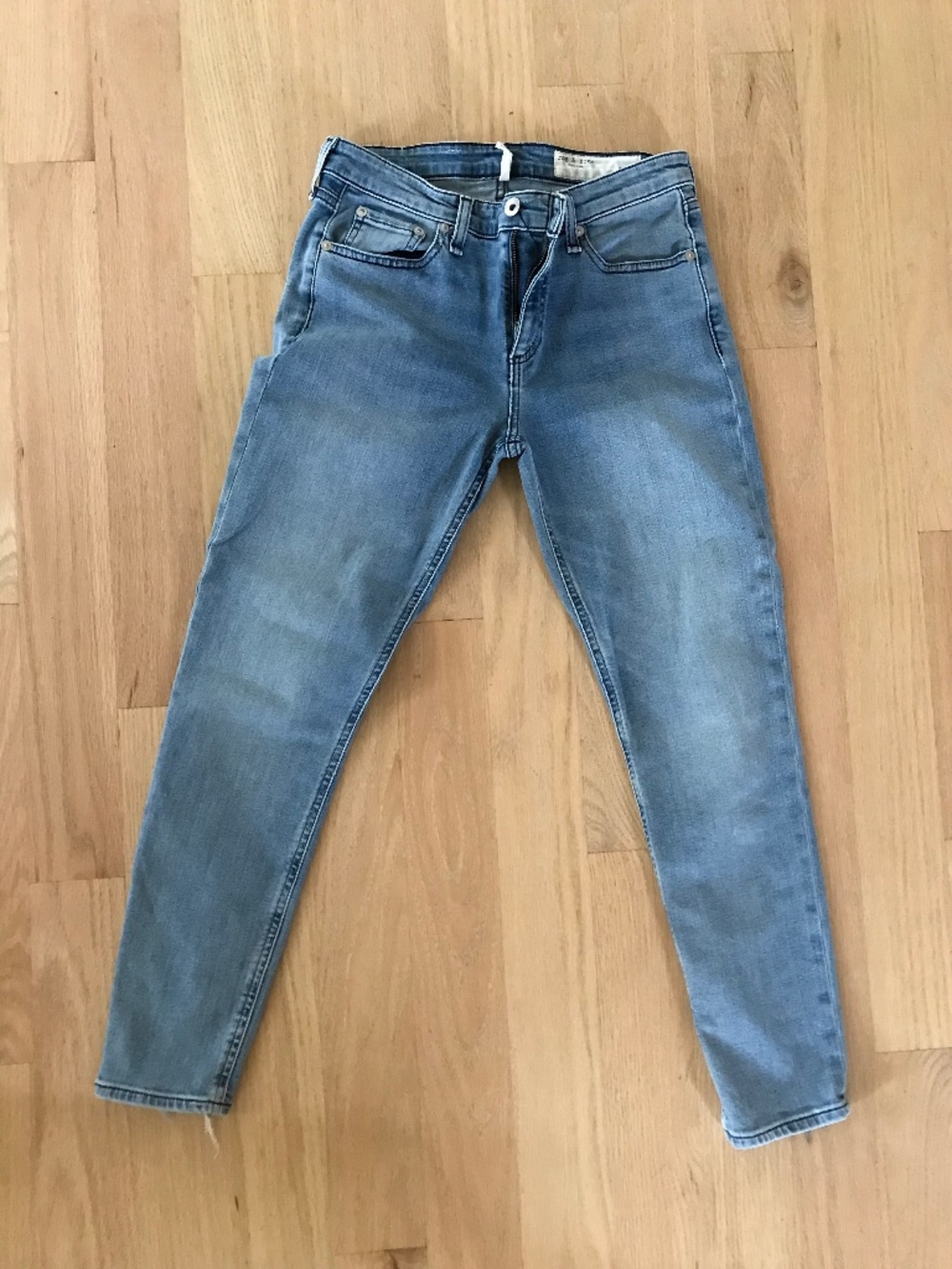 Rag & Bone mid-rise ankle skinny jeans